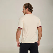 Load image into Gallery viewer, T-shirt Porto Blanco cuello Rib en Algodón | TR-04 Hueso