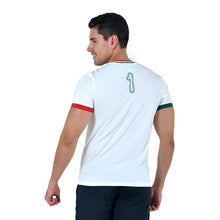 Load image into Gallery viewer, Playera Rib Hombre Blanca México Colección Mundialista (TRM-26)