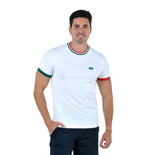 Load image into Gallery viewer, Playera Rib Hombre Blanca México Colección Mundialista (TRM-26)