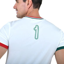 Load image into Gallery viewer, Playera Rib Hombre Blanca México Colección Mundialista (TRM-26)