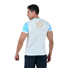 Load image into Gallery viewer, Playera Rib Hombre Beige Argentina Colección Mundialista (TRM-27)