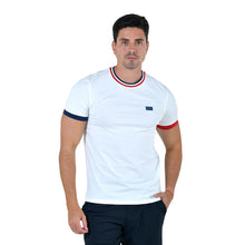 Load image into Gallery viewer, Playera Rib Hombre Blanca Inglaterra Colección Mundialista (TRM-29)