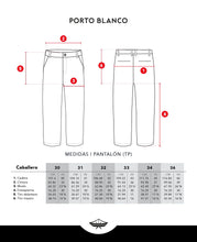 Load image into Gallery viewer, Pantalón Porto Blanco Stretch Casual Cómodo Caballero Color Negro Portech | TP-02