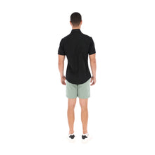 Load image into Gallery viewer, Camisa Porto Blanco Manga Corta Negra | MC-2035