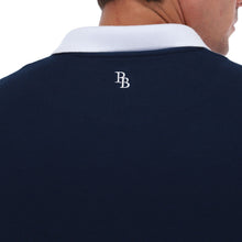 Load image into Gallery viewer, Men's Solid Short Sleeve Polo Shirt Navy, White & Grey | Porto Blanco | PLE-1697