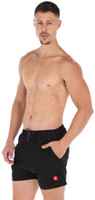 Load image into Gallery viewer, Porto Blanco Black Men's Quick Dry Swim Trunks | Basic-13