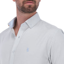 Load image into Gallery viewer, Men's Solid Short Sleeve Button Down Shirt Light Blue MCE-1959