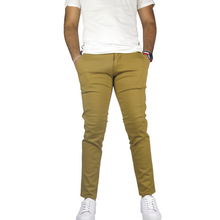 Load image into Gallery viewer, KB006PSK Khaki Stretch Chino Pant - Angelo's Men Boutique