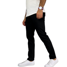 Load image into Gallery viewer, KB006PSK Black Stretch Chino Pant - Angelo's Men Boutique