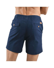 Load image into Gallery viewer, Bermuda Azul Marino Hombre Con Cintura Elástica| Porto Blanco BRMDE-03