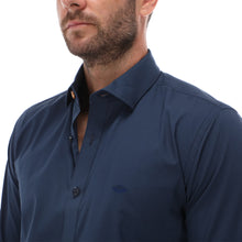 Load image into Gallery viewer, Camisa De Vestir Caballero Básica Color Azul Marino | Porto Blanco CBasic-10