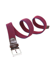 Load image into Gallery viewer, CNT-38 Men's Solid Elastane Belt Red & Blue