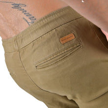 Load image into Gallery viewer, JGR-03 Men's Solid Premium Flex-Stretch Jogger Pants Khaki