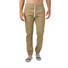 Load image into Gallery viewer, JGR-03 Men's Solid Premium Flex-Stretch Jogger Pants Khaki