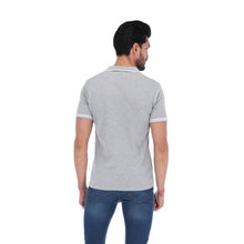 Load image into Gallery viewer, Playera Polo Tejido Punto Hombre Edición Lujo Gris | Porto Blanco PLT-1807