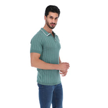Load image into Gallery viewer, PLT-1808 Men's Solid Short Sleeve Polo Shirt Green