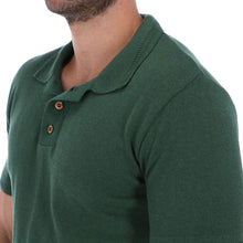Load image into Gallery viewer, PLT-1824 Men's Solid Short Sleeve Polo Shirt Green