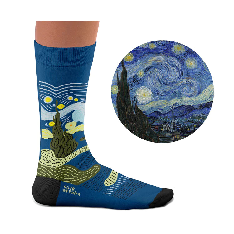 Socks top van gogh