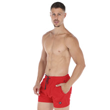 Load image into Gallery viewer, Basic-15 Red Men's Quick Dry Swim Trunks