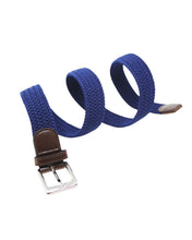 Load image into Gallery viewer, CNT-16 Men's Solid Elastane Belt Blue