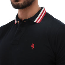 Load image into Gallery viewer, Polo Porto Blanco Básica Caballero Negro | PBASIC-01