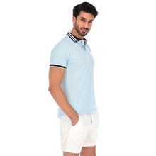 Load image into Gallery viewer, Polo Porto Blanco Básica Caballero Azul Claro | PBASIC-05