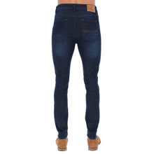 Load image into Gallery viewer, PJ-01 Men's Solid Premium Flex-Stretch Denim Jeans Dark Blue