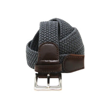 Load image into Gallery viewer, CNT-01 Men's Solid Elastane Belt Grey