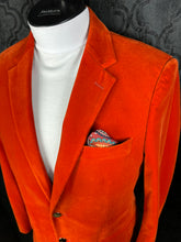 Load image into Gallery viewer, Rust Velvet Blazer with Gold Buttons  | J134 Rust
