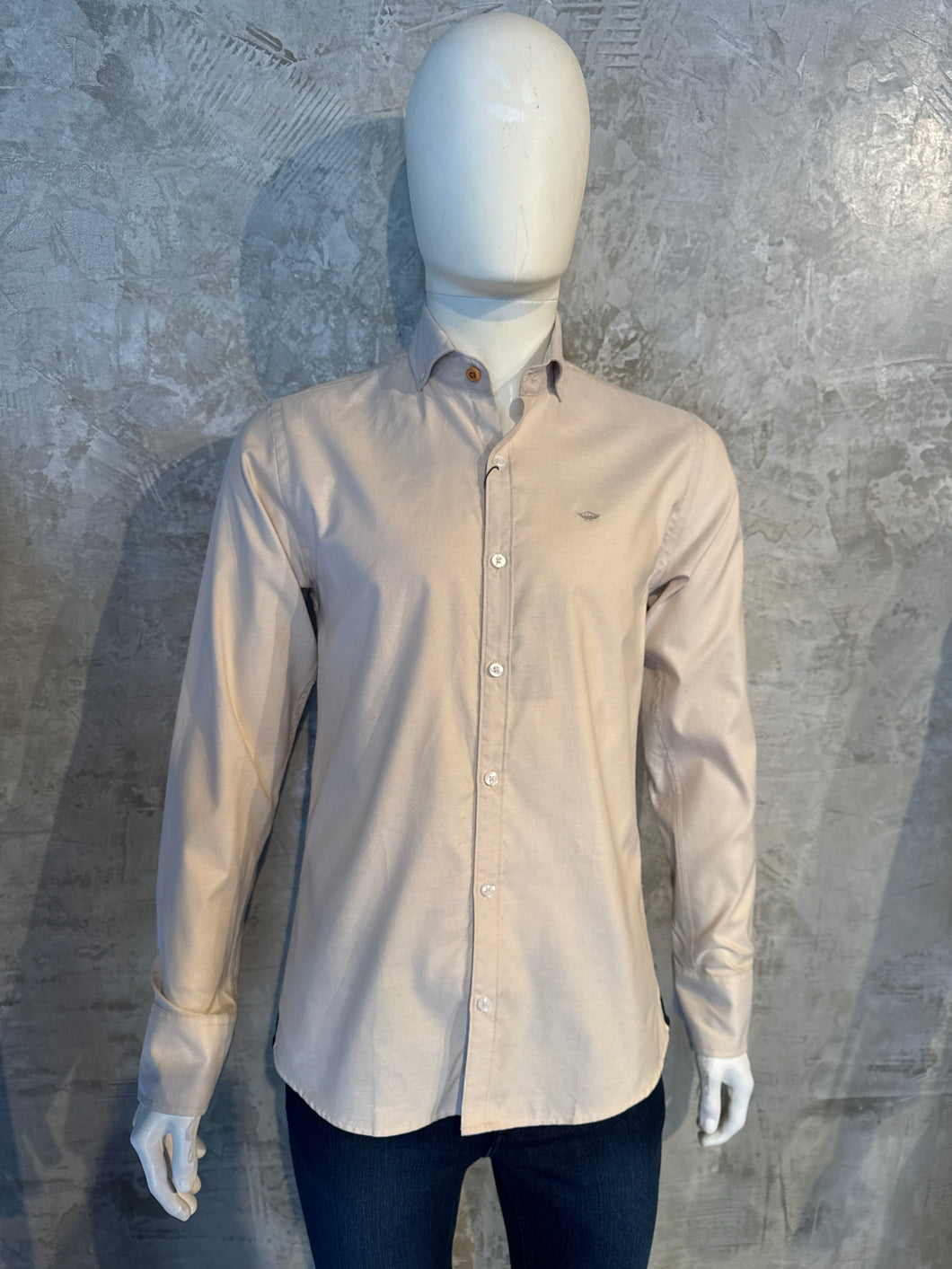 Camisa Casual Porto Blanco Esencial Lisa de Hombre | CBasic-19