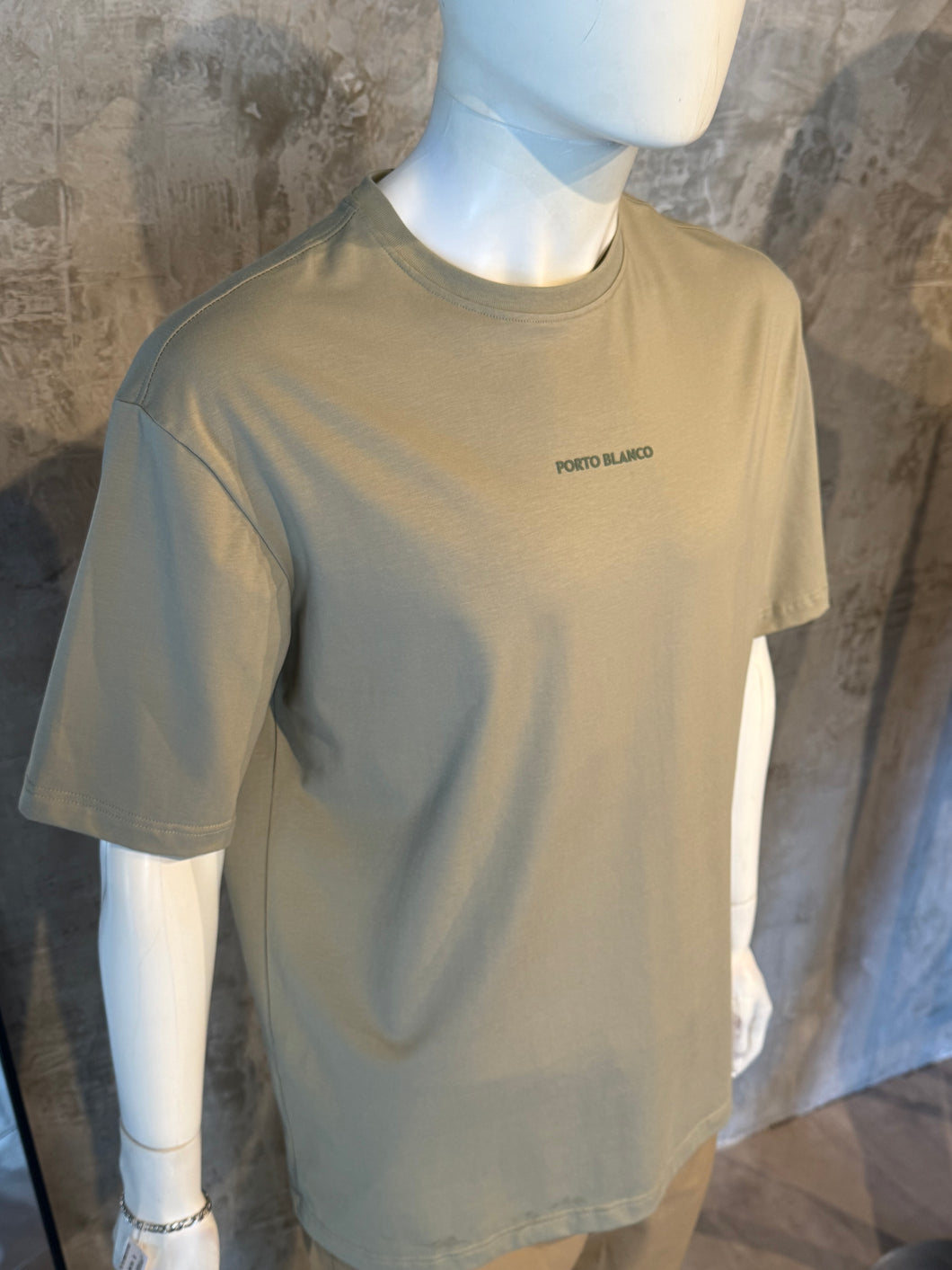 T-Shirt Oversize Porto Blanco Color Verde Claro | TLF-10