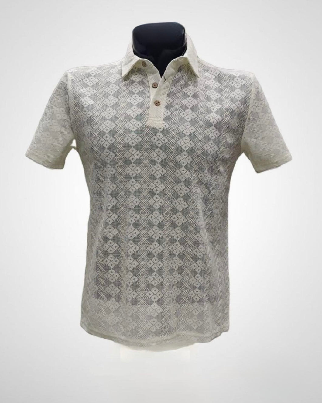 Polo Tejida con Textura color Beige | APOL-03 Beige
