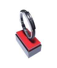 Load image into Gallery viewer, Men's Stainless Steel Leather Bracelets | BR12
