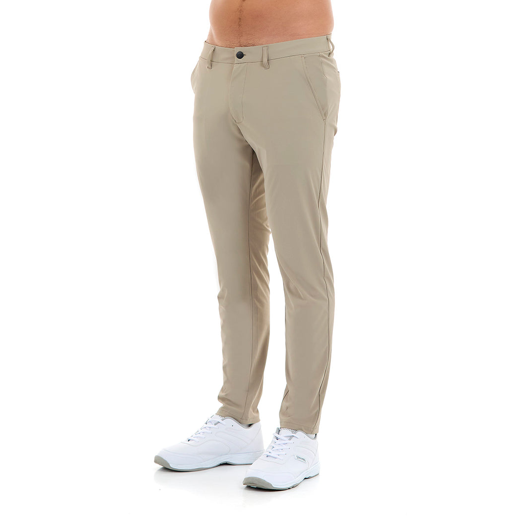 Pantalón Porto Blanco Stretch Casual Cómodo Caballero Color River Stone Portech | TP-04