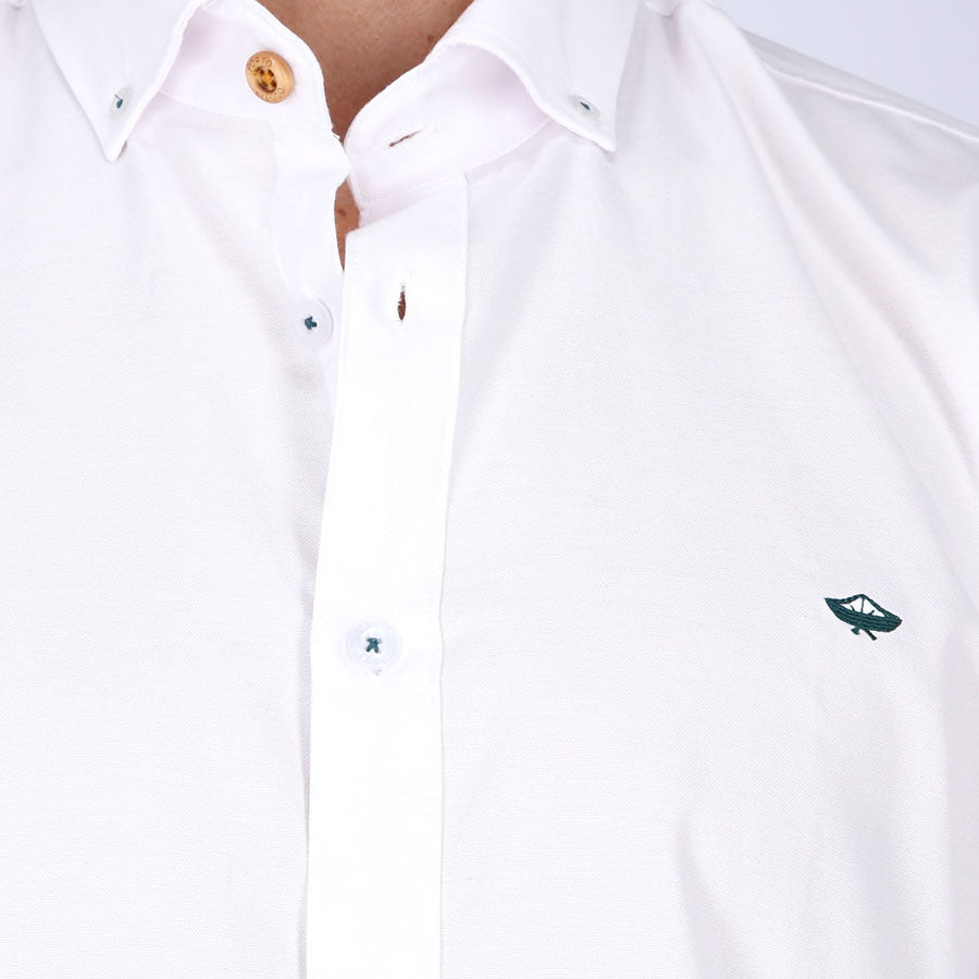 Camisa Porto Blanco Básica Blanca de Caballero | CBASIC-12