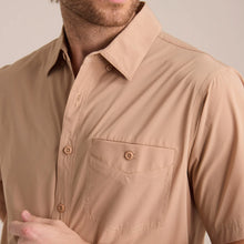 Load image into Gallery viewer, Camisa Porto Blanco Explorer Manga Corta Hombre Alto Rendimiento | Khaki CE-2554
