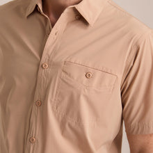 Load image into Gallery viewer, Camisa Porto Blanco Explorer Manga Corta Hombre Alto Rendimiento | Khaki CE-2554
