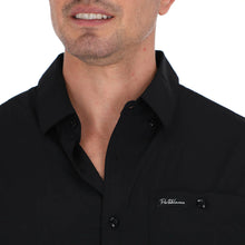 Load image into Gallery viewer, Camisa Explorer Hombre Manga Corta Negra Alto Rendimiento (CE-2583)
