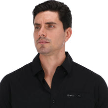 Load image into Gallery viewer, Camisa Explorer Hombre Manga Corta Negra Alto Rendimiento (CE-2583)
