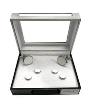 Load image into Gallery viewer, Cufflinks with Tuxedo Studs | CFS3
