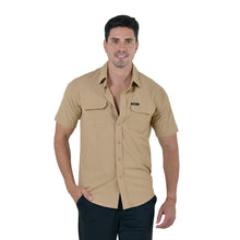 Load image into Gallery viewer, Camisa Fisher Hombre Manga Corta Kaki Alto Rendimiento (CMFMC-2694)
