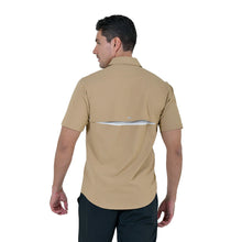 Load image into Gallery viewer, Camisa Fisher Hombre Manga Corta Kaki Alto Rendimiento (CMFMC-2694)
