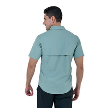 Load image into Gallery viewer, Camisa Fisher Hombre Manga Corta Verde Claro Alto Rendimiento (CMFMC-2695)
