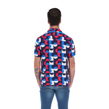 Load image into Gallery viewer, Camisa Fluida Estampado Geométrico Hombre | Porto Blanco CR-1936
