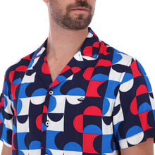 Load image into Gallery viewer, Camisa Fluida Estampado Geométrico Hombre | Porto Blanco CR-1936
