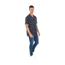 Load image into Gallery viewer, Camisa De Vestir Para Hombre Estampada Manga Corta | Porto Blanco CR-2037
