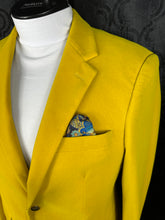 Load image into Gallery viewer, Mustard Velvet Blazer with Gold Buttons  | J134 Mustard
