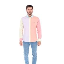 Load image into Gallery viewer, Camisa Manga Larga con Bloques de Colores Pastel | Porto Blanco E-2127
