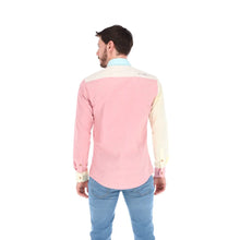 Load image into Gallery viewer, Camisa Manga Larga con Bloques de Colores Pastel | Porto Blanco E-2127
