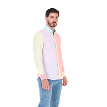 Load image into Gallery viewer, Camisa Manga Larga con Bloques de Colores Pastel | Porto Blanco E-2127
